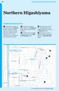 ©Lonely Planet Publications Pty Ltd  92 Northern Higashiyama Neighbourhood Top Five