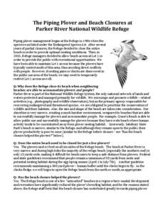 Charadrius / Fauna of the United States / Plover / Ornithology / Malaysian Plover / Shorebirds / Birds of North America / Piping Plover