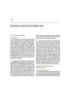 4 Nutrition and Social Safety Net