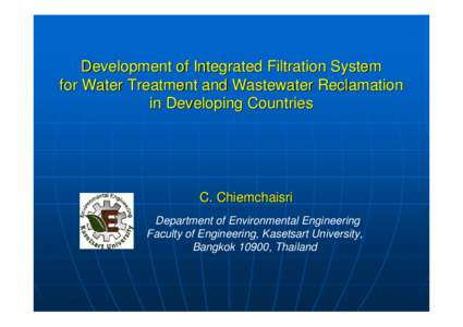 presentation:Dr. Chart Chiemchaisri