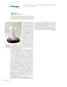 Diehl, Travis. “Reviews: Candice Lin”, ARTFORUM, December 2012, Vol. 51, No. 4, p. 