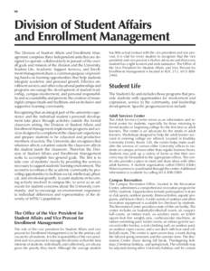 66  Student Affairs Division of Student Affairs and Enrollment Management