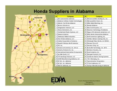 Microsoft PowerPoint - Honda Suppliers in Alabama - landscape.pptx