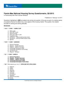 Mortgage industry of the United States / Fannie Mae / Economy of the United States