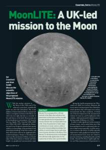 Crawford, Smith: MoonLITE  MoonLITE: A UK-led mission to the Moon  Ian