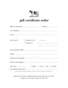 Microsoft Word - BHSB gift order form.doc