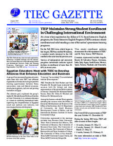 August, 2004 Editor: Ernie Wood TIEC GAZETTE http://www.tiec.org http://www.tiec.org/news_gazette.html