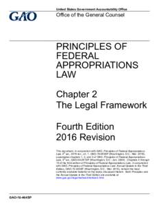 GAO-16-464SP, Principles of Federal Appropriations Law: Fourth Edition, Chapter 2
