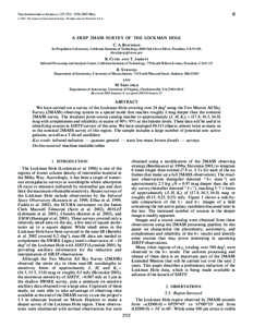 E  The Astronomical Journal, 125:2521–2530, 2003 May # 2003. The American Astronomical Society. All rights reserved. Printed in U.S.A.  A DEEP 2MASS SURVEY OF THE LOCKMAN HOLE