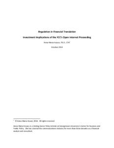 Internet / Wireless networking / Censorship in the United States / Federal Communications Commission / EBay / UBS / United States 2008 wireless spectrum auction / Spectrum auction / Investment / Internet access / Technology