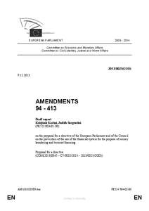 [removed]EUROPEAN PARLIAMENT Committee on Economic and Monetary Affairs Committee on Civil Liberties, Justice and Home Affairs