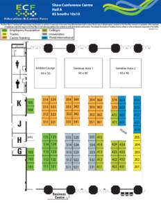 Shaw Conference Centre Hall A 85 booths 10x10[removed]