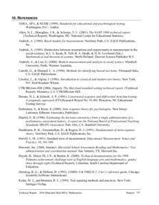 Evaluation / Statistical models / Educational research / Rasch model / Item response theory / Educational measurement / Standardized test / Benjamin Drake Wright / David Andrich / Education / Psychometrics / Educational psychology