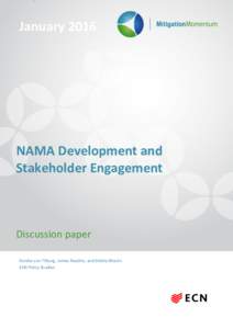 `  January 2016 NAMA Development and Stakeholder Engagement