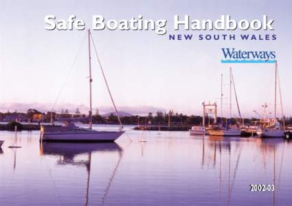 Safe Boating Handbook N E W S O U T H WA L E S[removed]  Consider the Volunteers