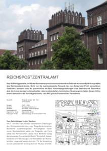 Industriekultur in Berlin - Peter-Behrens-Haus, ehem. NAG
