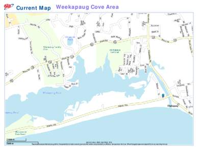 Current Map Weekapaug Cove Area[removed]ft 500 m  ©2010 AAA, ESRI, NAVTEQ, TCS