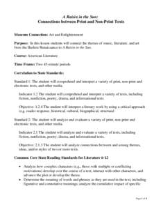Howard County Lesson Plan Format