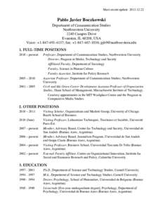 Communication / Paul Leonardi / Tarleton Gillespie / Communication theory / Communication studies / International Communication Association / Internet studies / W. Russell Neuman