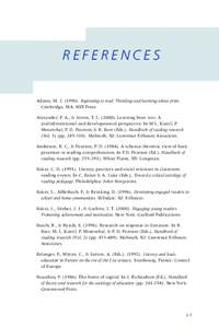 PIRLS 2006 Assessment Framework and Specifications