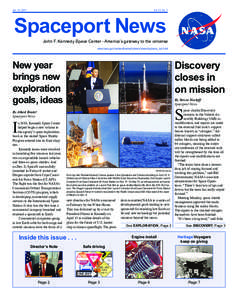 Jan. 14, 2011  Vol. 51, No. 1 Spaceport News