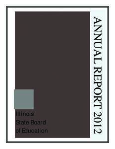 2012 Illinois State Board of Education Annual Report