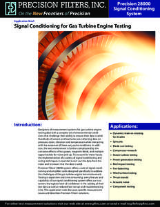 On the New Frontiers of Precision  Precision[removed]Signal Conditioning System