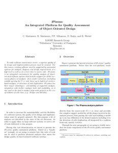 iPlasma: An Integrated Platform for Quality Assessment of Object-Oriented Design