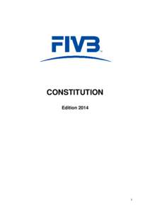 FIVB Constitution ed.2014