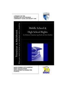 Middle School and High School Rights Transition Guide