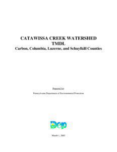 Catawissa Creek Watershed TMDL