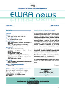 The Bulletin of the European Water Resources Association  ISSUEISSN