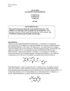 ACE inhibitors / Enantiopure drugs / Amides / Carboxylic acids / Medical emergencies / Antihypertensive drug / Thiazide / Diuretic / Captopril / Chemistry / Medicine / Organic chemistry