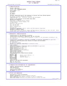 Page 1/5 Safety Data Sheet acc. to OSHA HCS