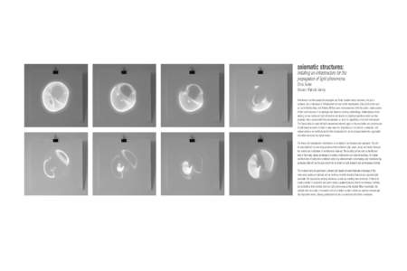 axiomatic structures:  initiating an infrastructure for the propagation of light phenomena. Chris Burke Advisor: Patrick Harrop