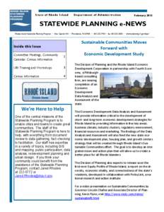 State of Rhode Island  Department of Administration February 2013
