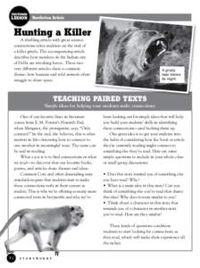 FEATURED  LESSON Nonfiction Article