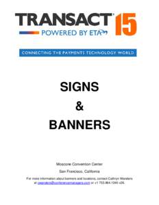 Microsoft Word - TRANSACT 15 Signs and Banners v2