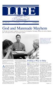 LIFE VOL. XXXI, NO. 4 OCTOBER[removed]God and Manmade Mayhem