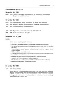 CONFERENCE PROGRAM  7 CONFERENCE PROGRAM