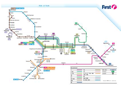 Firth of Forth 62 62A 95 95A X95 Edinburgh Eskbank  Bilston