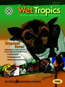 World Heritage Area Magazine Tropical fever