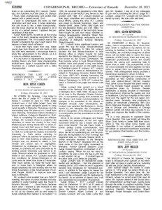 E2292  CONGRESSIONAL RECORD — Extensions of Remarks