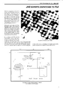 EAHC Newsletter No. 17  May | 995 JHD EXPERTSaSPATCHEDTO FIJI Wi th t he inc ept ion o f th e J IC A