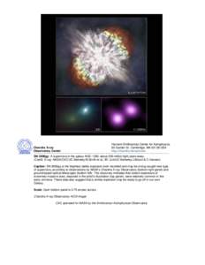 Supernovae / X-ray telescopes / Hypernovae / SN 2006gy / Chandra X-ray Observatory / NGC / X-ray astronomy / American Astronomical Society 215th meeting / Puppis A / Astronomy / Perseus constellation / Space