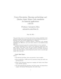 Statistics / Statistical theory / Monte Carlo methods / Markov models / Markov chain Monte Carlo / Computational statistics / Statistical mechanics / Bayesian network / Bayesian inference / Approximate Bayesian computation / Bayesian statistics / MetropolisHastings algorithm