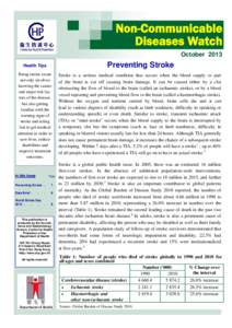 Transient ischemic attack / Non-communicable disease / Cardiovascular disease / Hypertension / Cerebrovascular disease / Public health / Stroke Belt / Silent stroke / Health / Stroke / Medicine