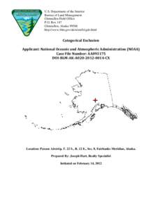 U.S. Department of the Interior Bureau of Land Management Glennallen Field Office P.O. Box 147 Glennallen, Alaska[removed]http://www.blm.gov/ak/st/en/fo/gdo.html