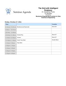 bj  Seminar Agenda The Grid with Intelligent Periphery