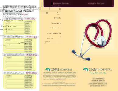 Financial Services  Financial Services UNM Health Sciences Center Financial Assistance Gross